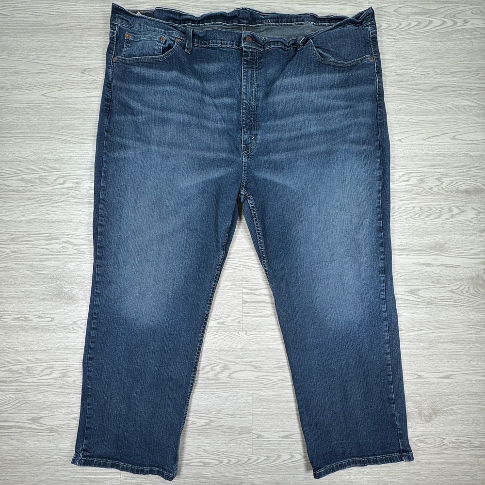Levi's Men's Jeans 559 Relaxed Straight Fit Blue W52 L30 Stretch Denim
